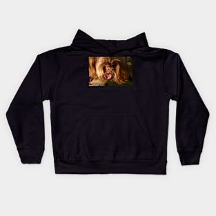 Moustache and Beard Spinone Kids Hoodie